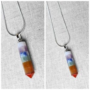 7 Crystal Chakra Pendant